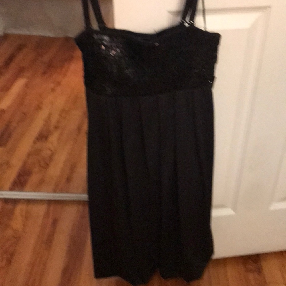 INC Petite Small Black Party Dress
